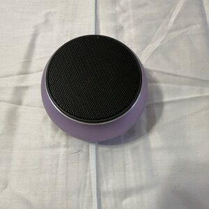Portable Black and Purple Bluetooth Speaker
